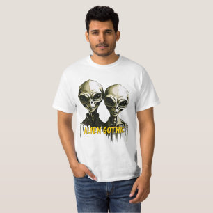 Camiseta Gótica alienígena - Arte Retroativa Redef