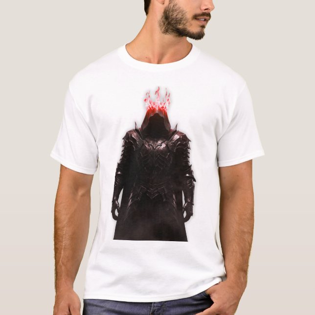 Camiseta Gótica Dark Legendary Warrior | Mística (Frente)