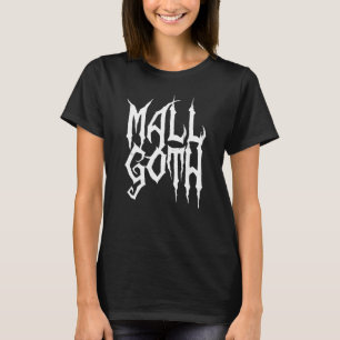 Camiseta Gótica de Shopping Estética Gótica Y2K Anos 90 Hal