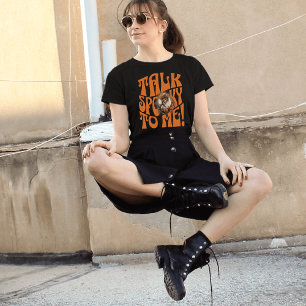 Camiseta Gótica Fala Mal De Mim Feiticeiro De Pumpkin