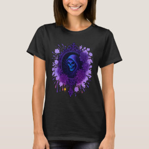 Camiseta Gótica Mirror Grim Reaper Art