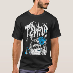 Camiseta Gótica Tempus Fugit Metal Lolita Dark Academia Sca