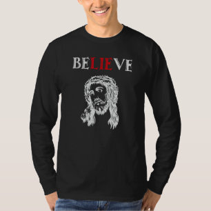 Camiseta Gótico Ateísta Anticristo Jesus Mora Sáb Negro