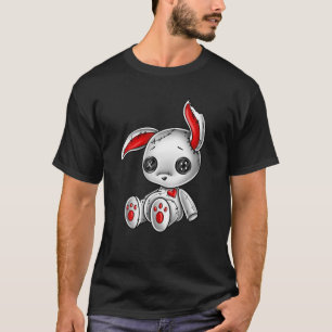 Camiseta Gótico Coelhinho Gótico Gótico, Coelho Vermelho