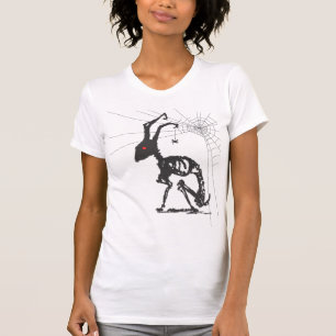 CAMISETA GÓTICO COM AMIGO DA ARANHA