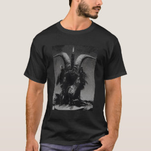 Camiseta Gótico de Bruxaria Gótica oculta Bap Satânico de A
