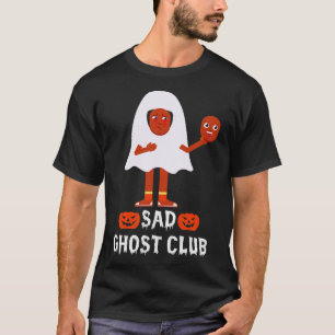 Camiseta Gótico de Halloween do Clube Sad Ghost