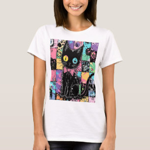 Camiseta Gótico de Kawaii Cute Pastel - Cachorro Gótico