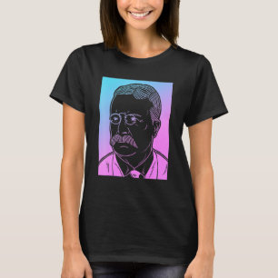 Camiseta Gótico de Pastel Asético Vaporwave Theodore Roosev