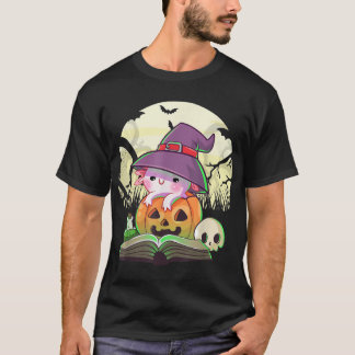 Camiseta Gótico de Pumpkin Pastel de Fumeira de Halloween d