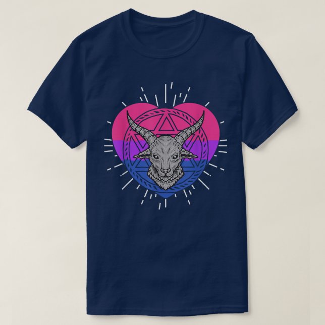 Camiseta Gótico de satanismo LGBT  (Frente do Design)