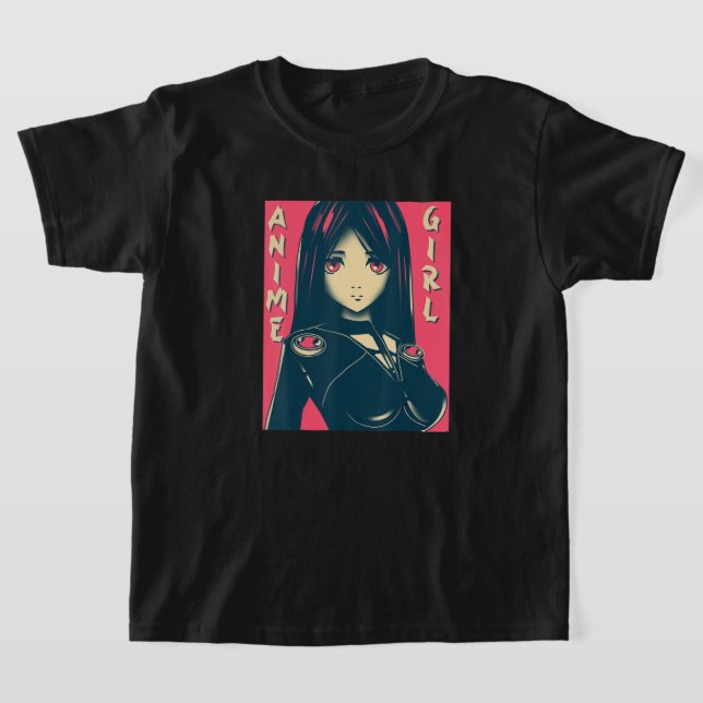 Camiseta Gótico de Vestuário de Animação Manga Otaku Kawaii (Postura )
