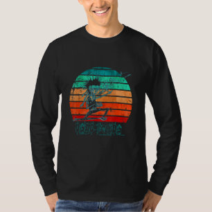 Camiseta Gótico Dentro Zombie Rocker Retro Vintage morto