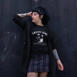 Camiseta Gótico do Dia das Bruxas da Sociedade de Apreciaçã