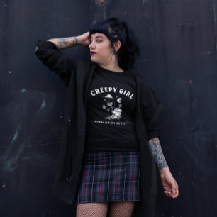 Camiseta Gótico do Dia das Bruxas da Sociedade de Apreciaçã