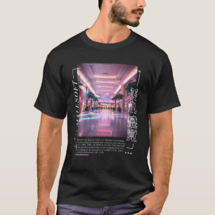 Camiseta Gótico do Vaporwave Aestético Liminal Yami Pastel