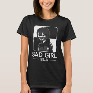 Camiseta Gótico Emo Anti-Social Soft Suave Para A Rapariga