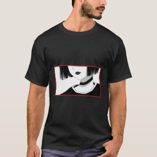 Camiseta Gótico estético Anima Menina Suave Grunge Aestétic