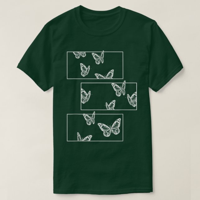 Camiseta Gótico estético Fairycore Grunge Butterfly (Frente do Design)
