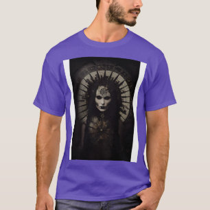 Camiseta Gótico Estilo Tarot Sinistro Roda Da Fortuna 1