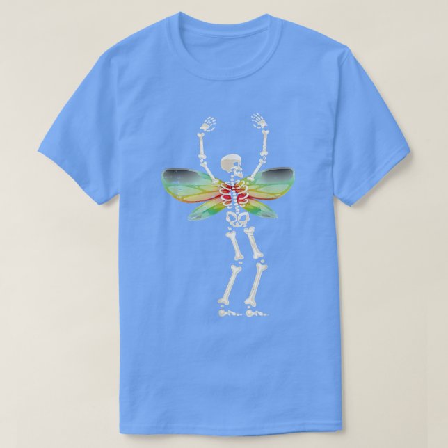 Camiseta Gótico Fairycore Aestic Skeleton Fairycore Grunge (Frente do Design)