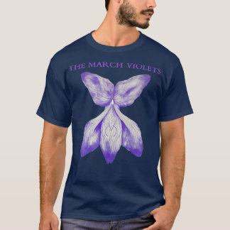 Camiseta Gótico Flor Gótico Marcha Violeta