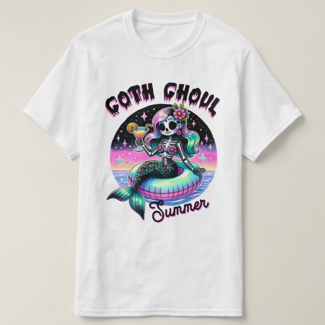 Camiseta Gótico Ghoul Summer (Frente do Design)