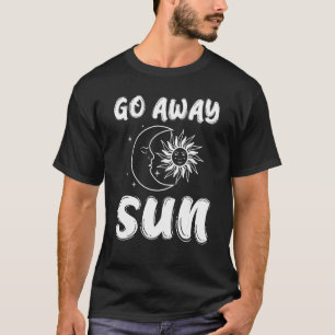 Camiseta Gótico Goth Punk Gothcore Emo Oculto Lua Gráfico