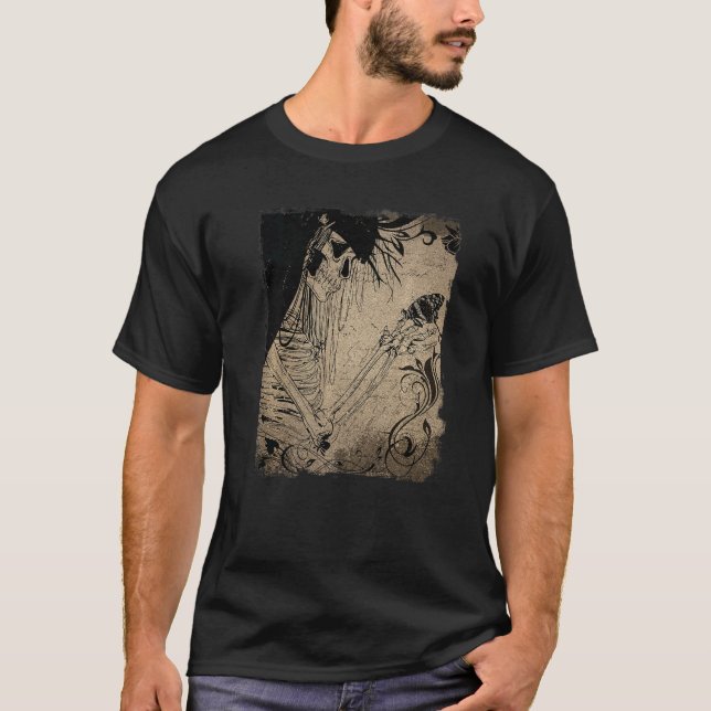 Camiseta Gótico Grunge Escuro Oculta Gótica Horror de Garot (Frente)
