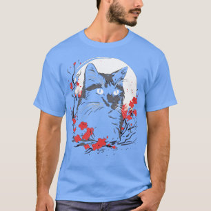 Camiseta Gótico Kawaii Gifts Men Girls Womens Cat