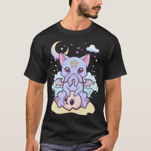 Camiseta Gótico Kawaii Pastel Cute Creept Occult Cthulhu