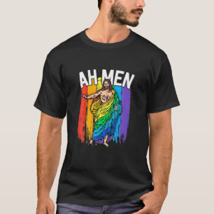 Camiseta Gótico LGBT Orgulho gay Satã Gay Gay Engraçado
