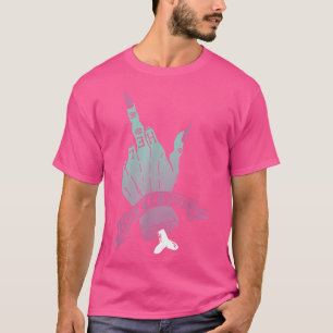 Camiseta Gótico Mãe Esqueleto Mão Gótica Mãe 