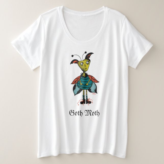 Camiseta Gótico Mama Mais Tamanho Tee (Frente do Design)