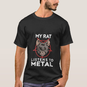 Camiseta Gótico Metálico E Animal De Metal Pesado
