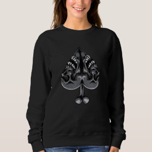 Camiseta Gótico Morte Caveira Ace De Espadas