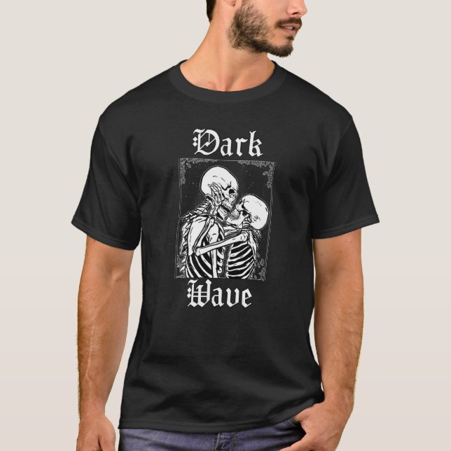 Camiseta Gótico oculto Lua Gótica Punk Grunge Dark Wave 1 (Frente)