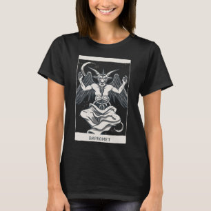 Camiseta Gótico oculto oculto na placa de tarot Oclim com S