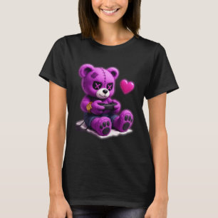 Camiseta Gótico Pastel Cute Creepy Kawaii Gamer Bear Ga