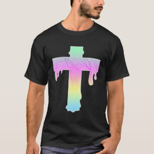 Camiseta Gótico Pastel Girafa Fazendo Cruzamento