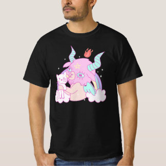 Camiseta Gótico Pastel Nu Gótico Baby Baphomet Kawaii