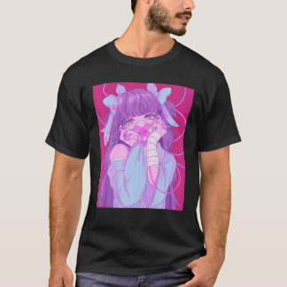 Camiseta Gótico Pastel Yami Kawaii Menhera Waifu - Estética