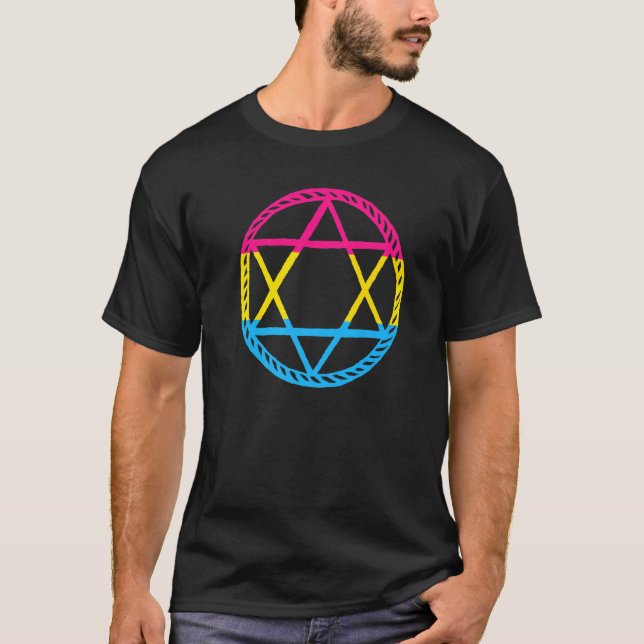 Camiseta Gótico Pentagrama Lgbt (Frente)