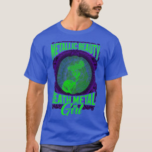 Camiseta Gótico Rock Satã Garota Festivais Mulher Death Met