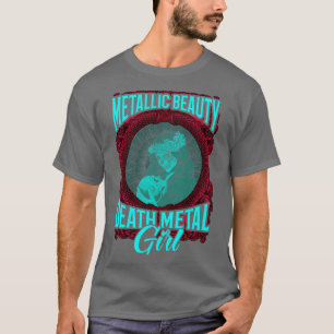 Camiseta Gótico Rock Satã Rapariga Festivais Morte Metal 2