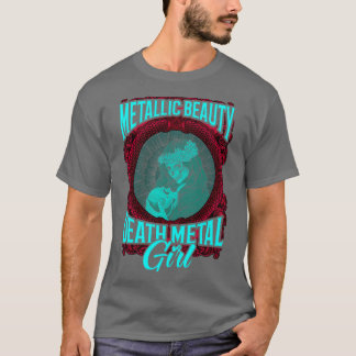 Camiseta Gótico Rock Satã Rapariga Festivais Morte Metal 2