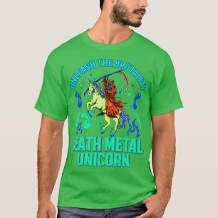 Camiseta Gótico Rock Satã Unicorn Festivais Death Metal 8