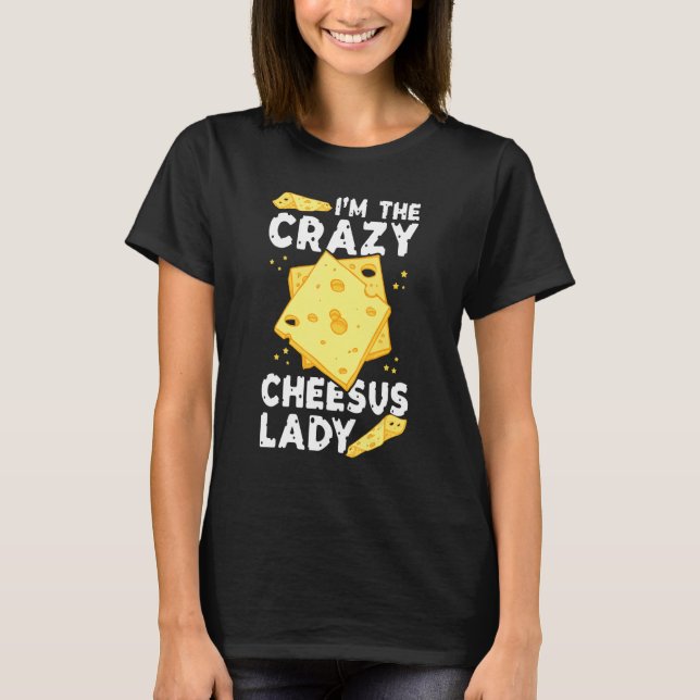 Camiseta Gouda Cheesus Lady Cheese Gouda 1 (Frente)