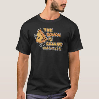 Camiseta Gouda Está Ligando E Preciso Ir Charcuterie Cheese