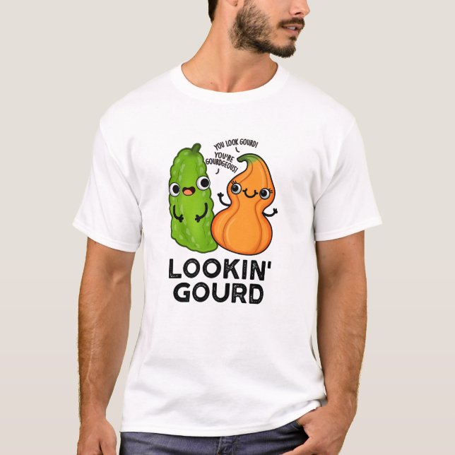 Camiseta Gourd Engraçado Veggie Pun (Frente)